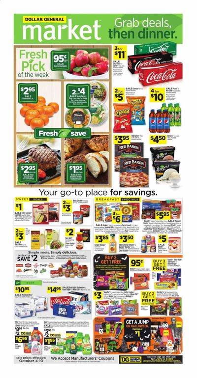 Dollar General (TN) Weekly Ad Flyer October 4 to October 10