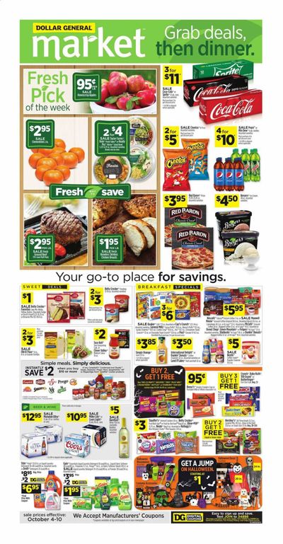 Dollar General (GA) Weekly Ad Flyer October 4 to October 10