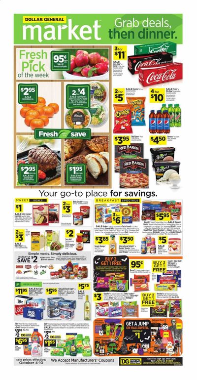 Dollar General (NC) Weekly Ad Flyer October 4 to October 10