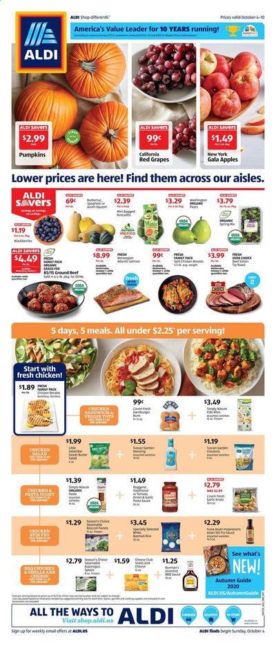 ALDI (NY) Weekly Ad Flyer October 4 to October 10