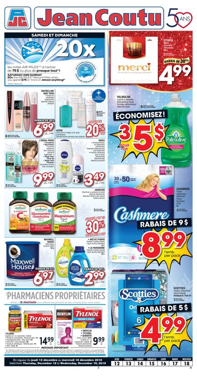 Jean Coutu (QC) Flyer December 12 to 18