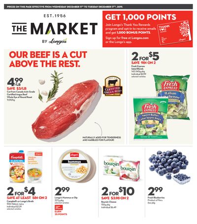 The Market by Longo's Flyer December 11 to 17