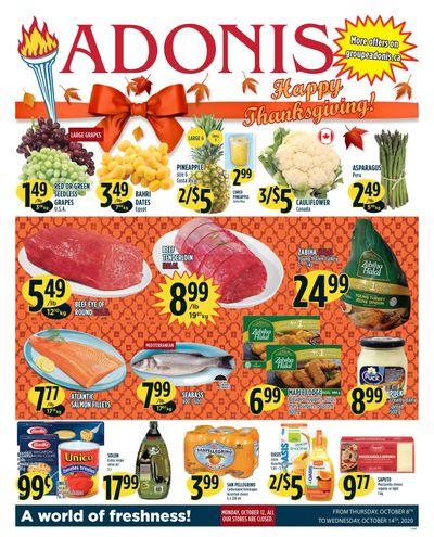 Adonis (ON) Flyer October 8 to 14