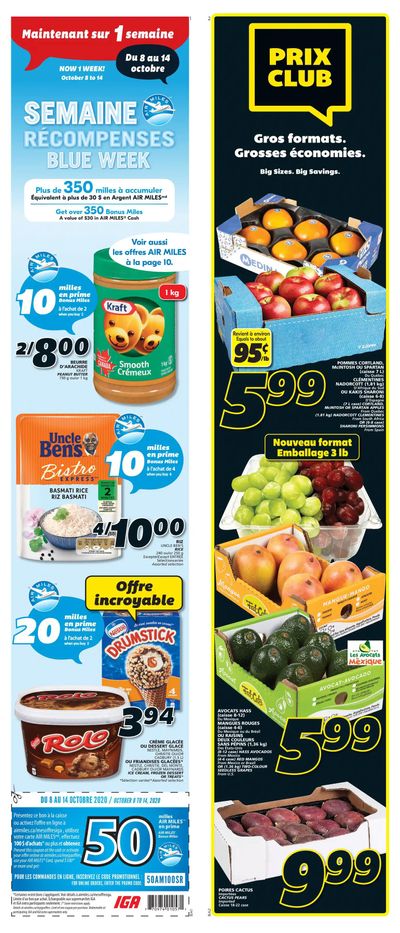 IGA (NB) Flyer October 8 to 14