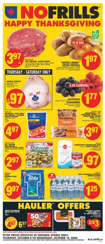 No Frills (ON) Flyer October 8 to 14 No Frills (ON) Flyer October 8 to 14