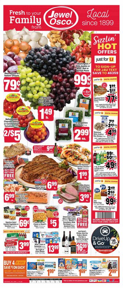 Jewel Osco (IL) Weekly Ad Flyer October 7 to October 13