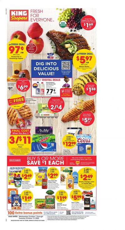 King Soopers Weekly Ad Flyer October 7 to October 13