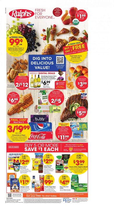 Ralphs Weekly Ad Flyer October 7 to October 13