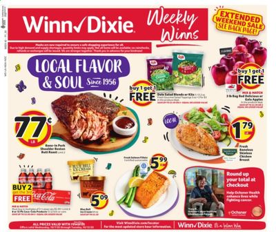 Winn Dixie Weekly Ad Flyer October 7 to October 13