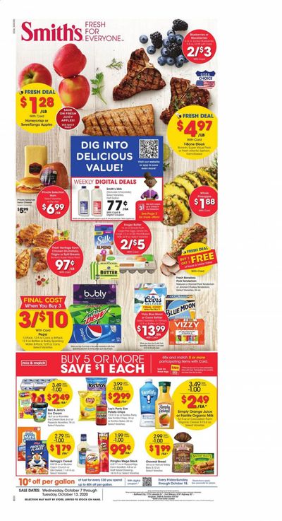 Smith's Weekly Ad Flyer October 7 to October 13