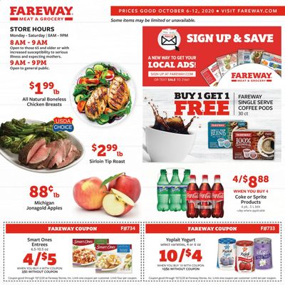 Fareway Weekly Ad Flyer October 6 to October 12