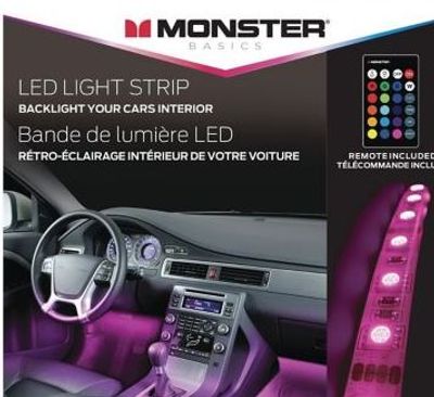 Monster LED Interior Car Light For $9.99 At Canadian Tire Canada
