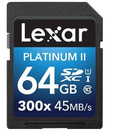 LEXAR MEDIA INC Lexar® Platinum II 300x SDHC™/SDXC™ UHS-I Cards 64GB For $5.00 At Walmart Canada
