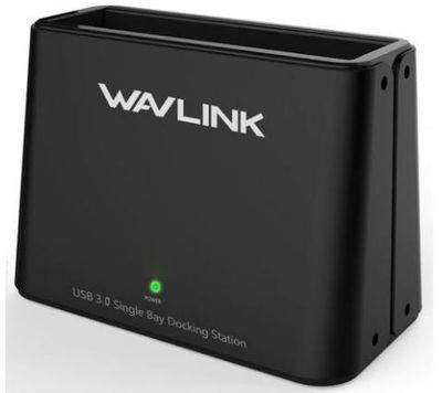 Wavlink USB 3.0 to SATA External Hard Drive Docking Station , For 2.5 and 3.5 inch HDD/SSD SATA I/II/III, Up to 8TB, Real Tool Free/One Touch Backup/UASP HDD/SSD External Enclosure For $23.99 At Newegg Canada