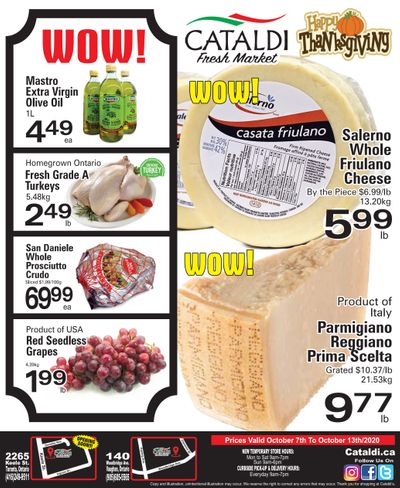 Cataldi Fresh Market Flyer October 7 to 13