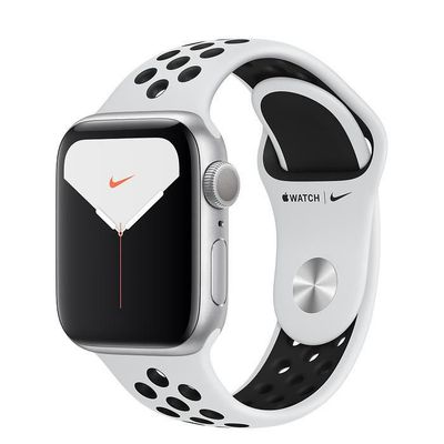 Apple Watch Nike+ Series 4 GPS + Cellular, 44mm Silver Aluminium Case with Pure Platinum/Black Nike Sport Band On Sale for $399.00 at Walmart Canada