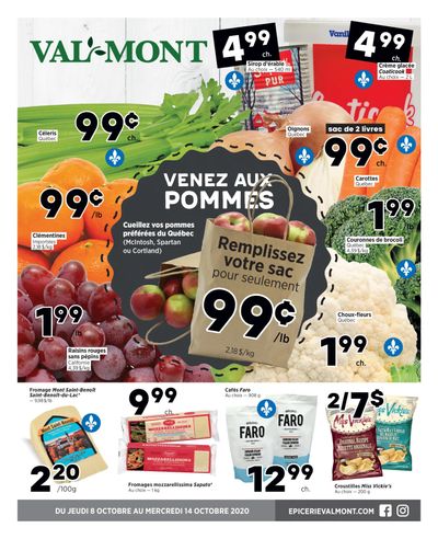 Val-Mont Flyer October 8 to 14