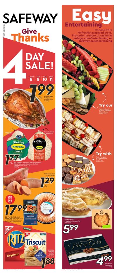 Sobeys (West) Flyer October 8 to 14