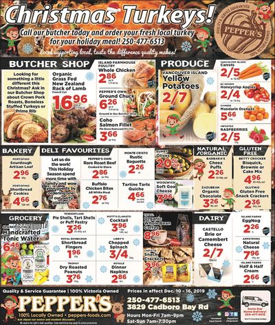 Pepper's Foods Flyer December 10 to 16