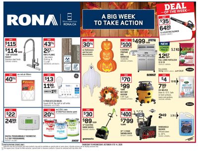 Rona (ON) Flyer October 8 to 14