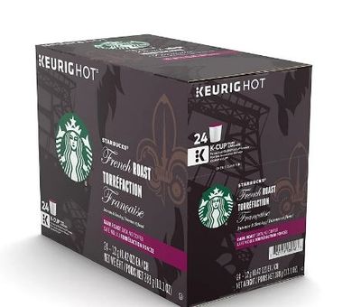 Starbucks French Roast Coffee K-Cup Pod, 24/Pack (74-09737) For $16.99 At Staples Canada