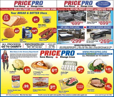Price Pro Flyer October 7 to 13