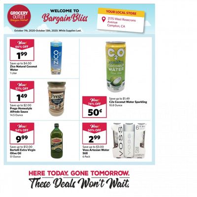 Grocery Outlet Weekly Ad Flyer October 7 to October 13