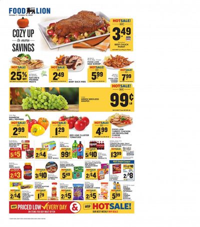 Food Lion (GA) Weekly Ad Flyer October 7 to October 13