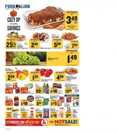 Food Lion (SC) Weekly Ad Flyer October 7 to October 13
