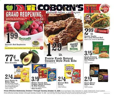 Coborn's Weekly Ad Flyer October 7 to October 13