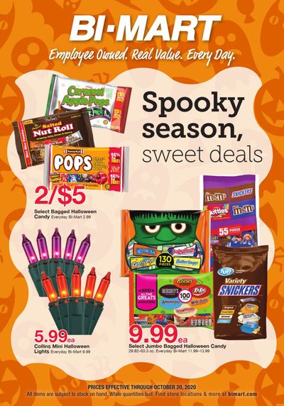 Bi-Mart Weekly Ad Flyer October 7 to October 20
