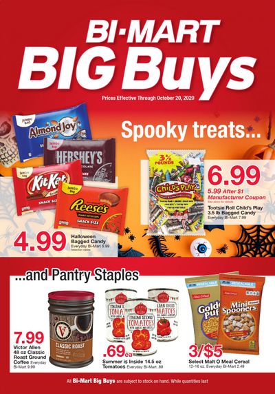 Bi-Mart Weekly Ad Flyer October 7 to October 20