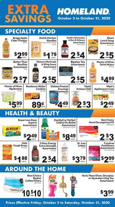 Homeland Weekly Ad Flyer October 2 to October 31