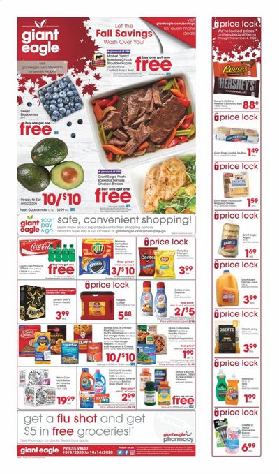 Giant Eagle Weekly Ad Flyer October 8 to October 14