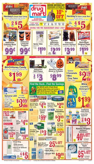 Discount Drug Mart Weekly Ad Flyer October 7 to October 13