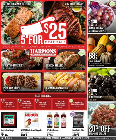 Harmons Weekly Ad Flyer October 6 to October 12