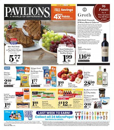 Pavilions Weekly Ad Flyer October 7 to October 13