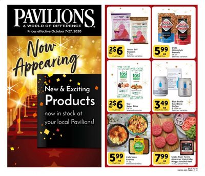 Pavilions Weekly Ad Flyer October 7 to October 27