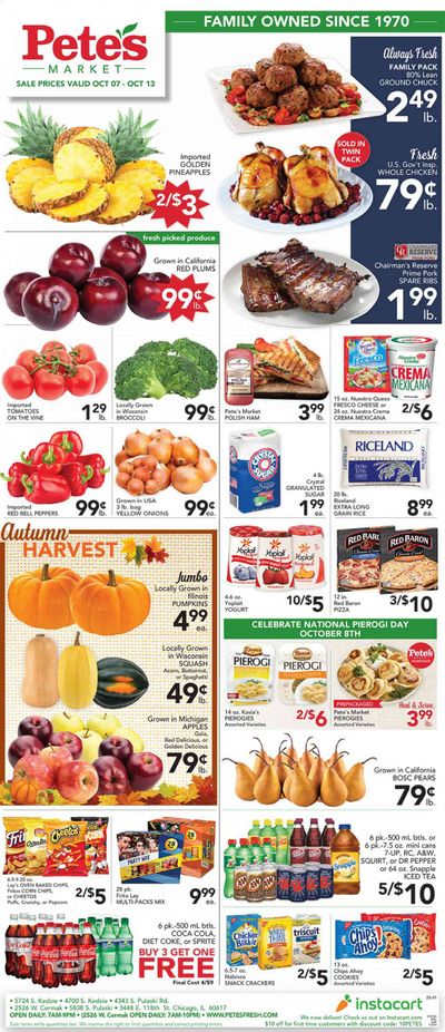 Pete's Fresh Market Weekly Ad Flyer October 7 to October 13