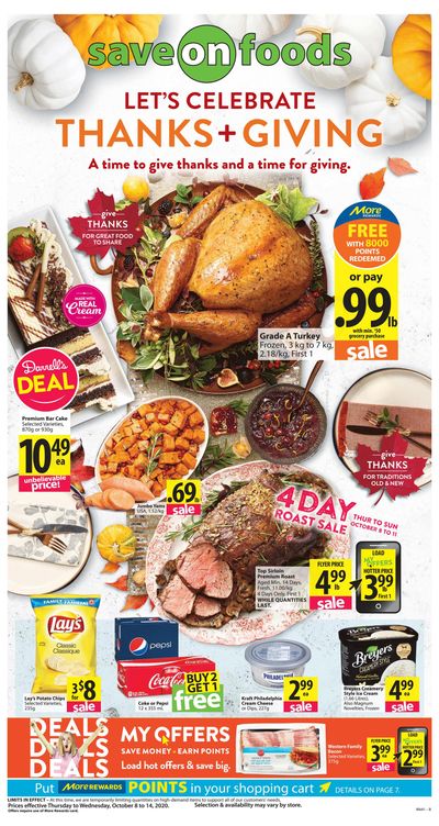 Save on Foods (AB) Flyer October 8 to 14
