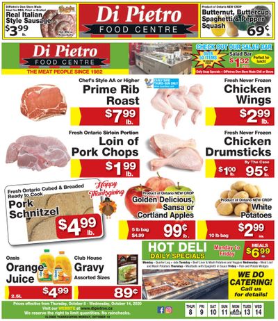 Di Pietro Food Centre Flyer October 8 to 14