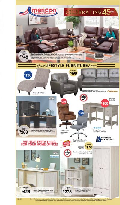 American Furniture Warehouse (AZ) Weekly Ad Flyer October 4 to October 10