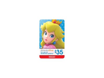 Nintendo eShop $35 Gift Card On Sale for $32.50 (Save $2.50) at NewEgg Canada 