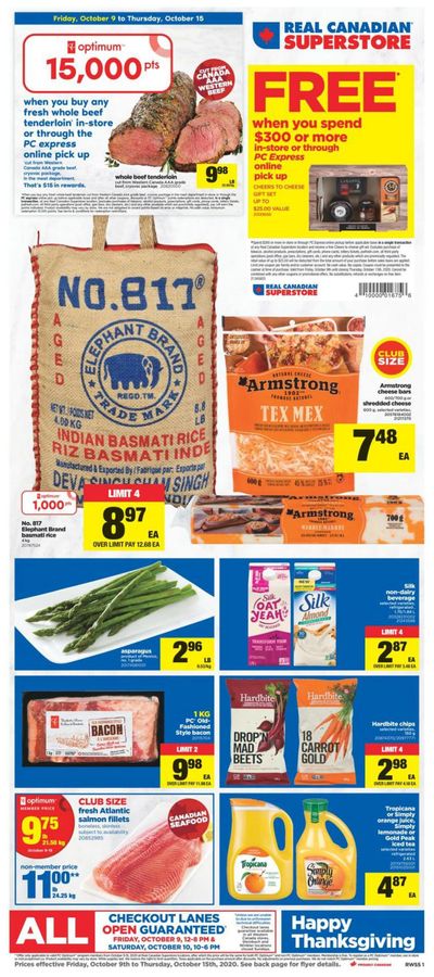 Real Canadian Superstore (West) Flyer October 9 to 15