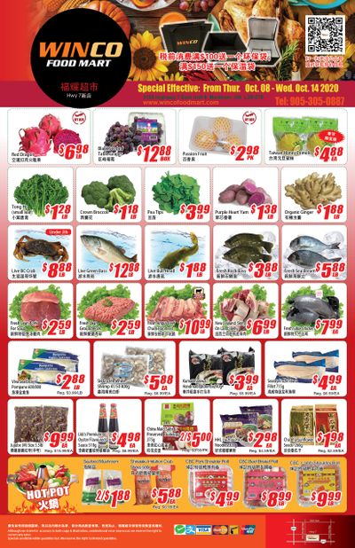 WinCo Food Mart (HWY 7) Flyer October 8 to 14