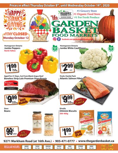 The Garden Basket Flyer October 8 to 14