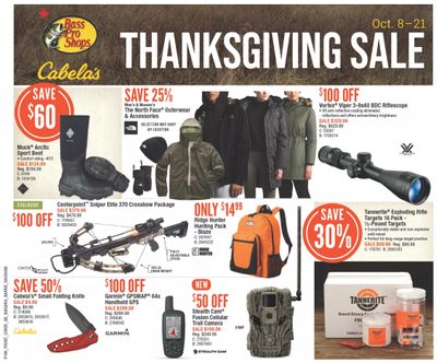 Bass Pro Shops Flyer October 8 to 21