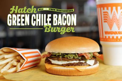 Limited Time Hatch Green Chili Bacon Burger Introduced at Whataburger