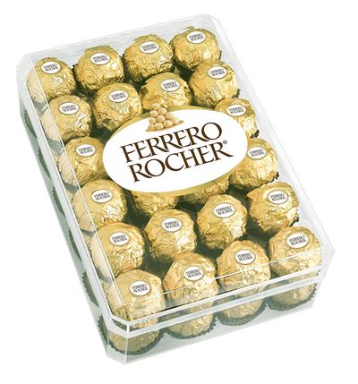 Ferrero Rocher Fine Hazelnut Chocolates Christmas Large Gift Box, 48 Count Individually Wrapped Chocolate, 600 grams at Amazon Canada
