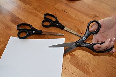 Westcott KleenEarth 3-Pack, 8-Inch Bent Handle Scissor, Black (15585) on Sale for at Amazon Canada